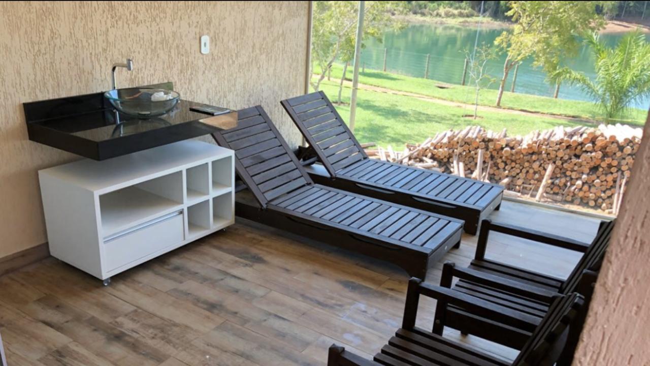 Pontal Do Lago Flat Калдас Новас Екстериор снимка